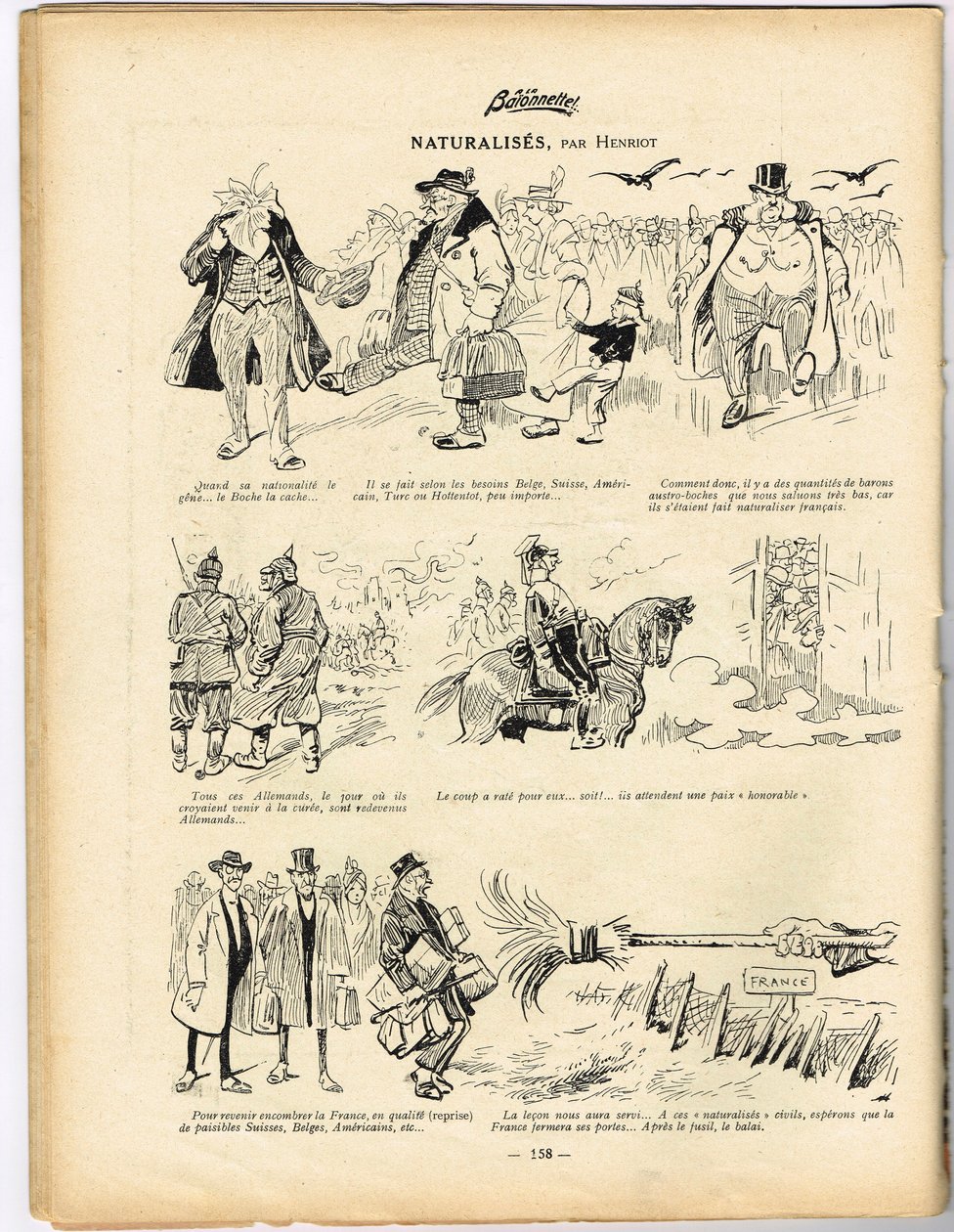 La Baïonnette, Satirique en couleurs - Henri Maigrot