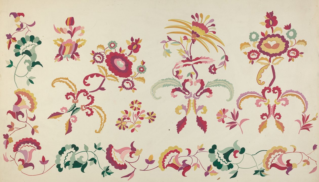Broderie de couvre-lit - Majel G. Claflin