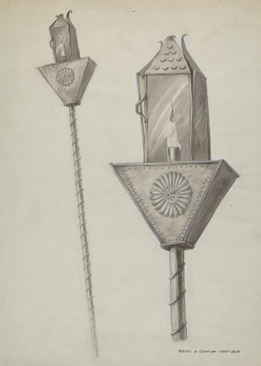 Lanterne Processionnelle Pénitente - Majel G. Claflin