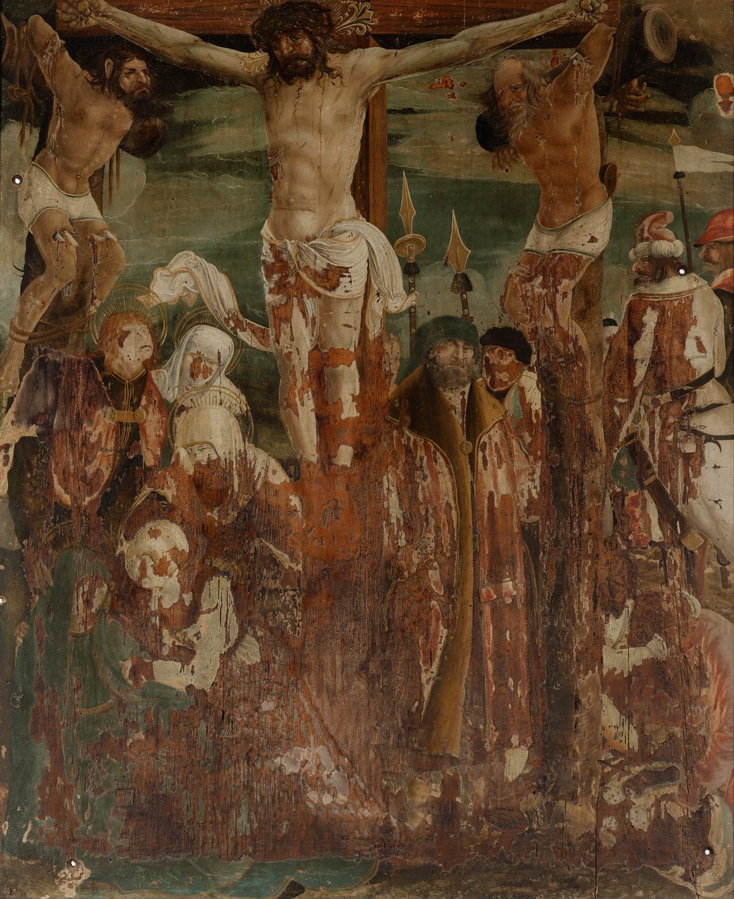 Crucifixion du Christ - Maler der Donauschule