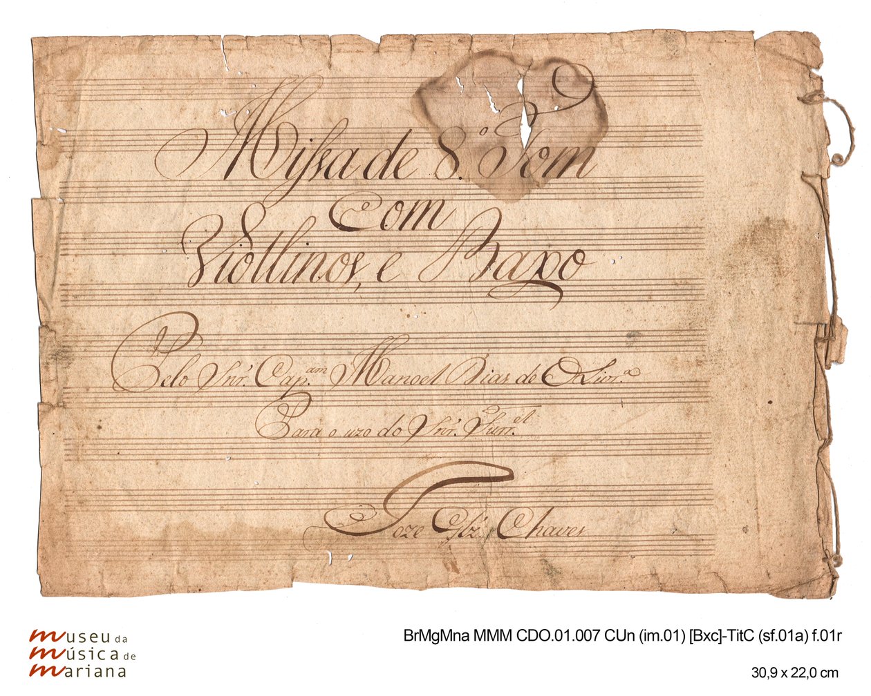 Messe du huitième ton - Manoel Dias de Oliveira
