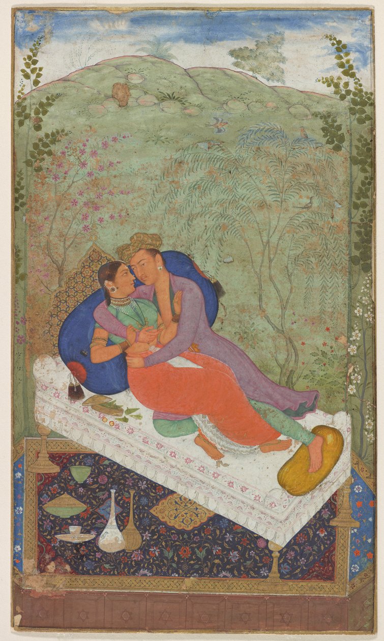 Sultan Murad et une consort, vers 1597 - Manohar