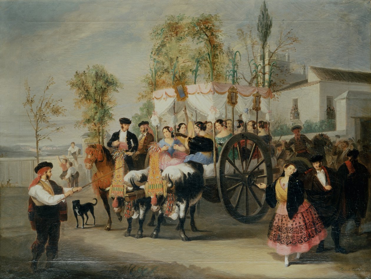 Une Procession - Manuel Cabral y Aguado Bejarano