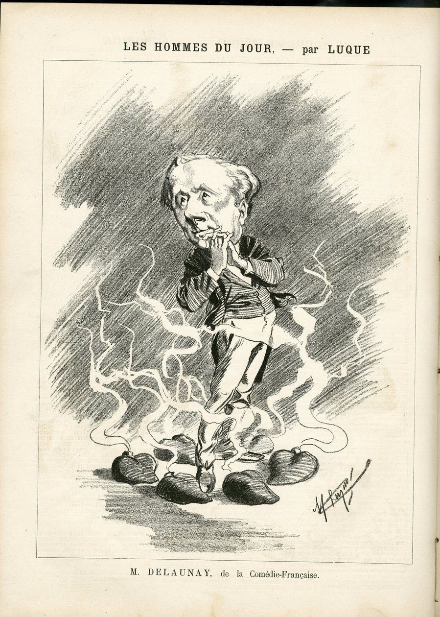 Illustration de Manuel Luque (1854-1919) pour la couverture de La Caricature (1880) - Manuel Luque