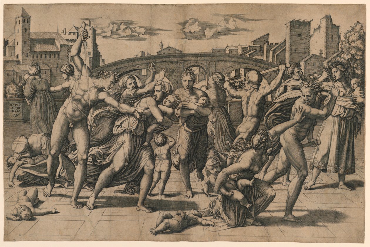 Massacre des Innocents (sans le sapin) - Marc Antonio Raimondi