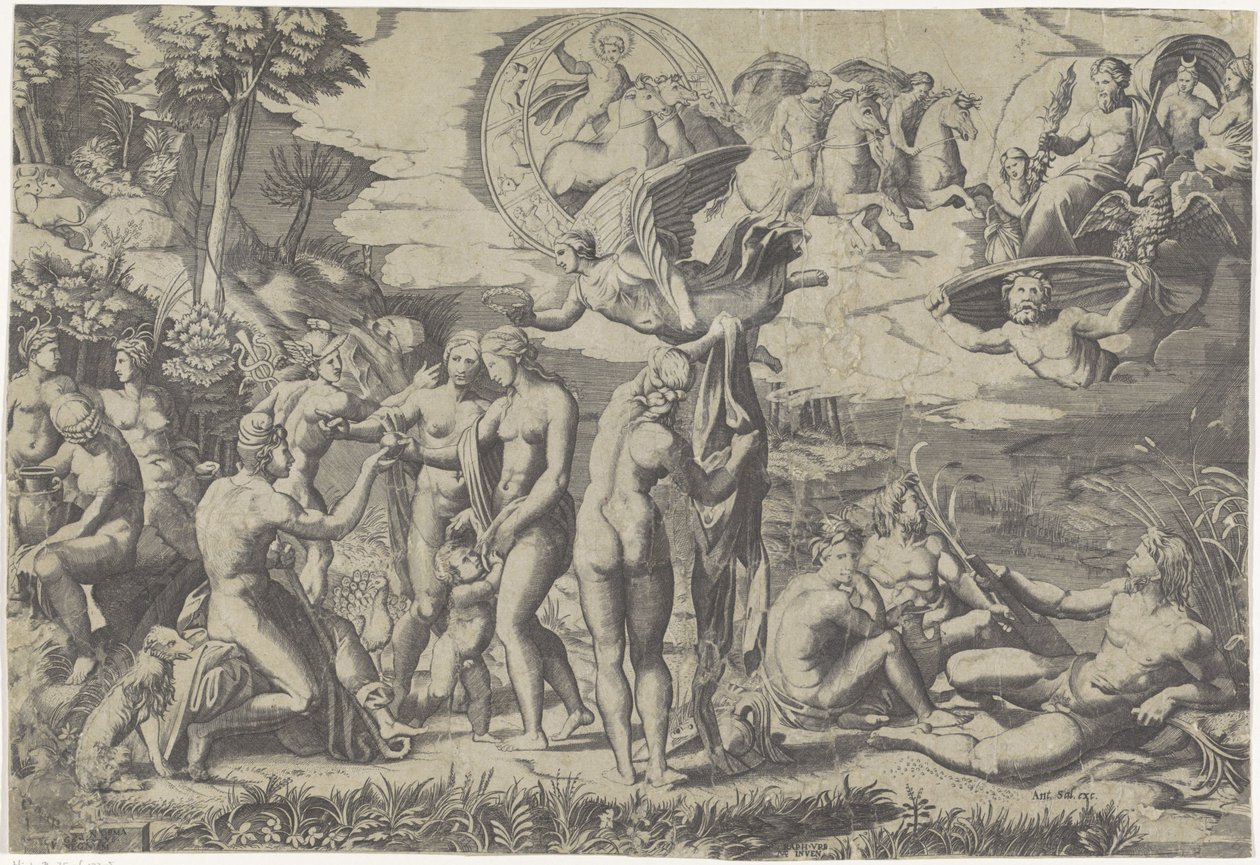 Le Jugement de Paris - Marcantonio Raimondi