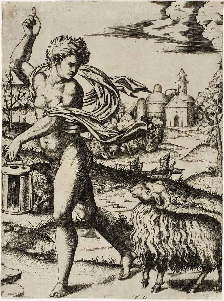 Signe du Bélier - Marcantonio Raimondi