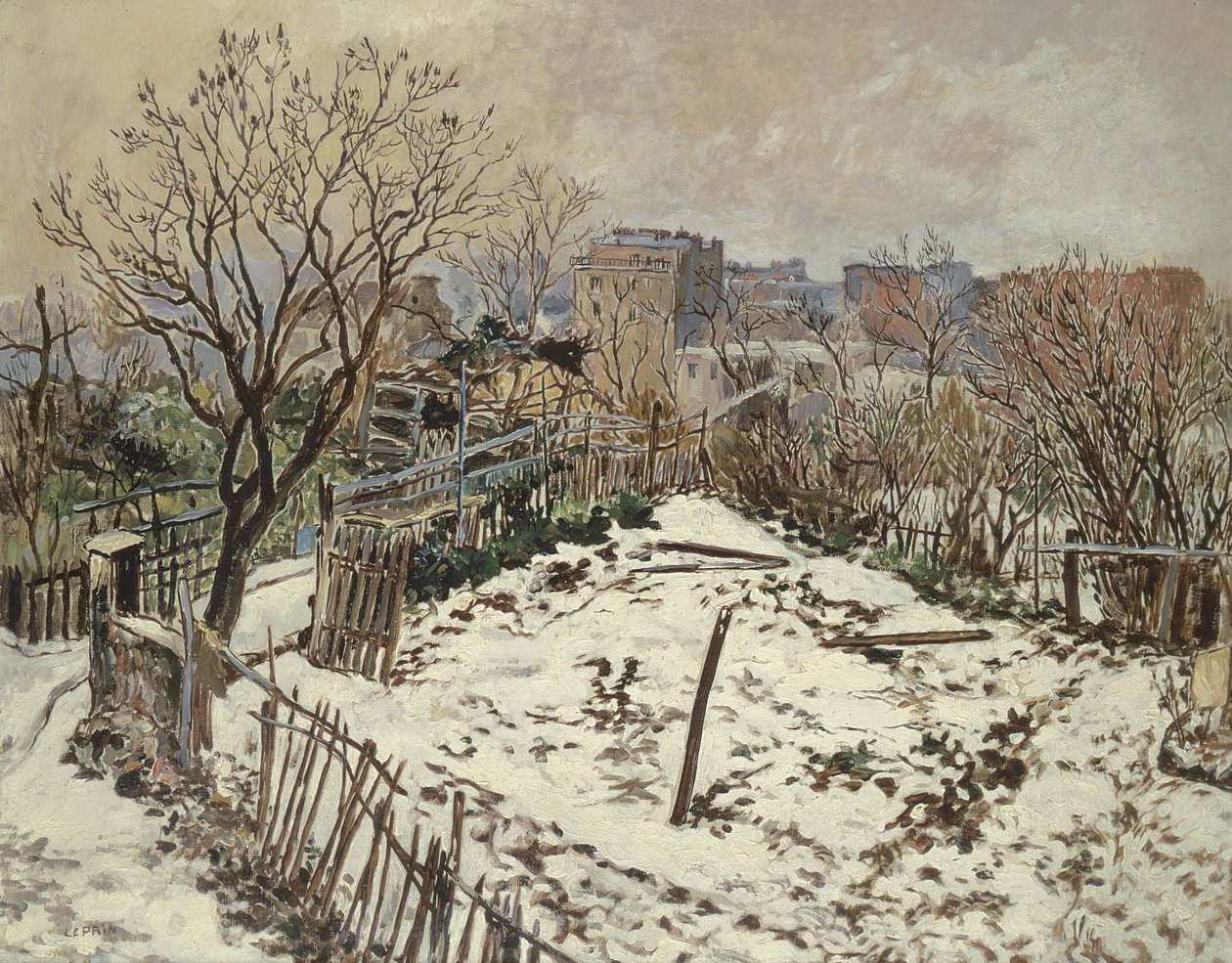 Les jardins ouvriers de Montmartre - Marcel Leprin