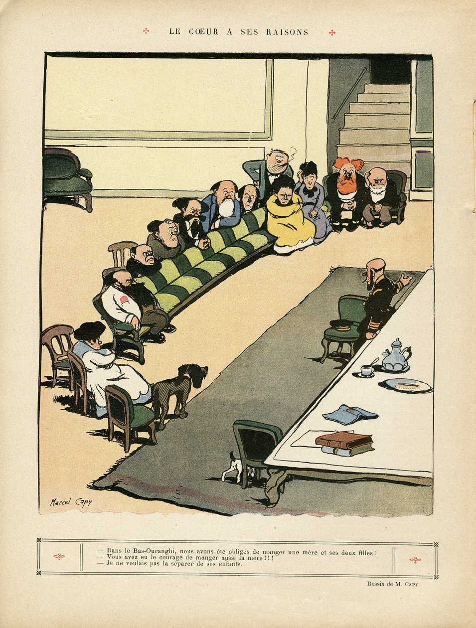 Illustration par Marcel Capy dans Le Rire - Marcel Amable O.L. Capy