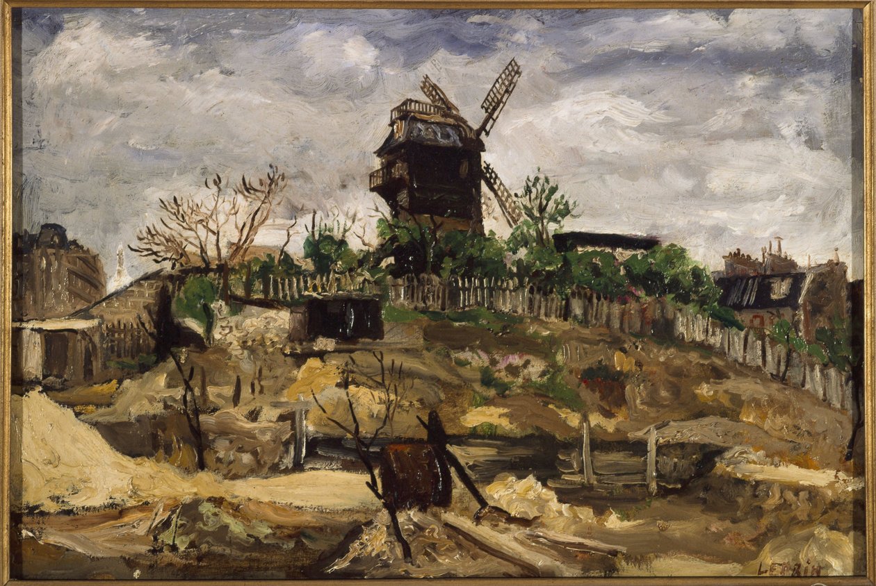 Le moulin de la Galette, vers 1920 - Marcel Leprin