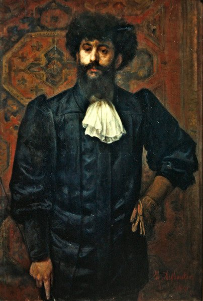 Portrait de Joseph Peladen, 1891 - Marcellin Gilbert Desboutin