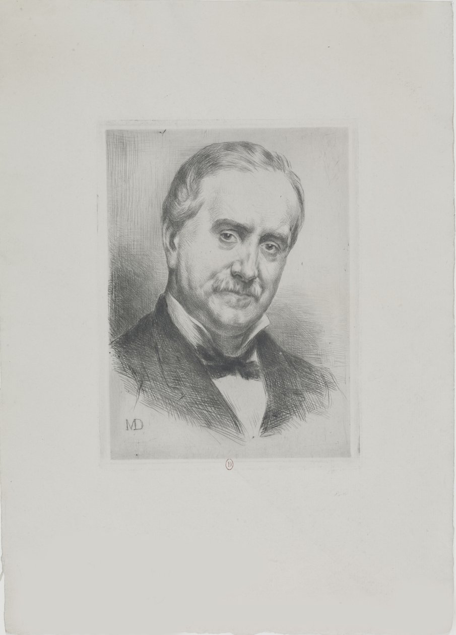 Portrait de Paul Durand-Ruel 1831-1922, 1882 - Marcellin Gilbert Desboutin