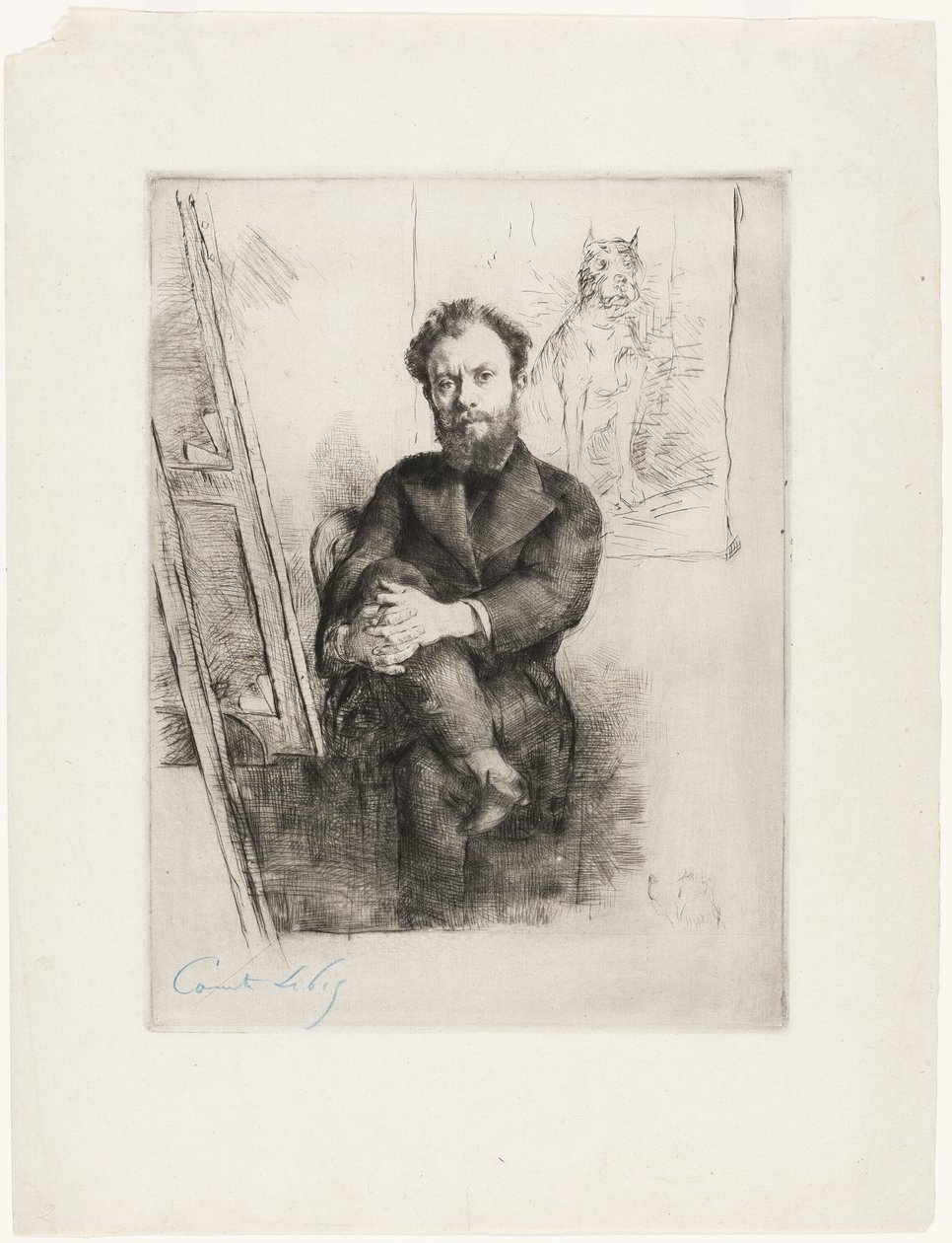 Portrait du Vicomte Ludovic Napoléon Lepic - Marcellin Gilbert Desboutin
