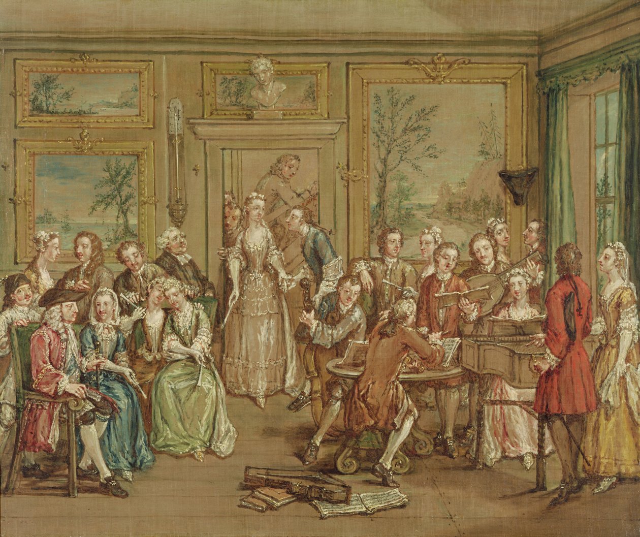 Conversation musicale, vers 1760 - Marcellus the Younger Laroon