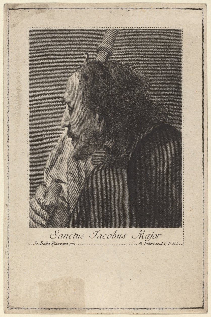 Saint Jacques le Majeur - Marco Alvise Pitteri after Giovanni Battista Piazzetta