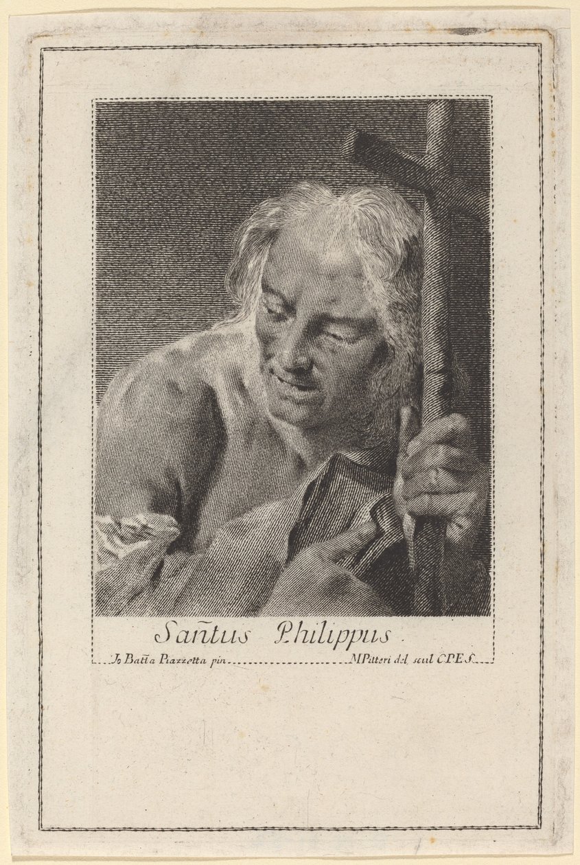 Sanctus Phillipus - Marco Alvise Pitteri after Giovanni Battista Piazzetta