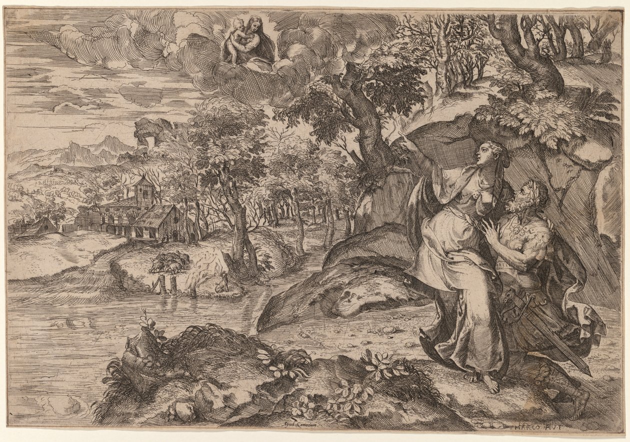Auguste et la Sibylle Tiburtine - Marco Angolo del Moro