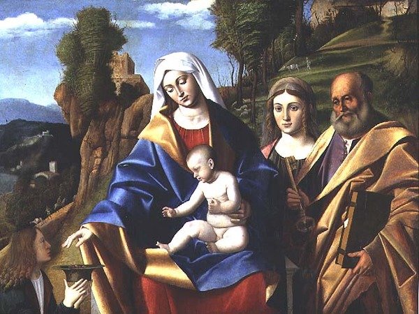 Vierge et Enfant avec Saints, c.1510 - Marco Basaiti