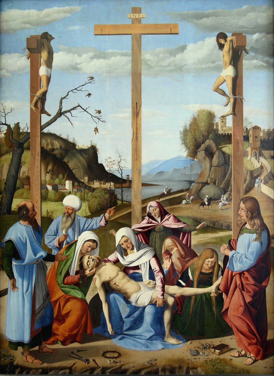 La lamentation sur le Christ mort - Marco Basaiti