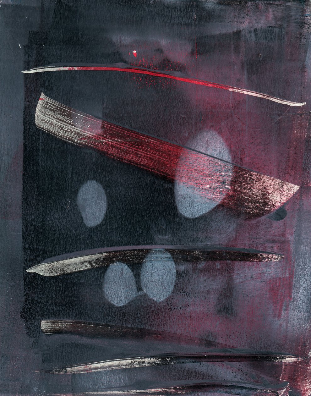 Planètes, 2024 (monotype) - Marco Campedelli