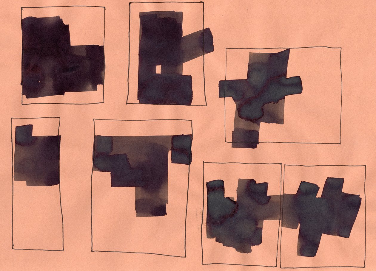 Sans titre, 2014 (graphite et encre sur papier) - Marco Campedelli