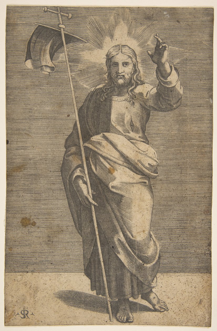 Christ debout face à l