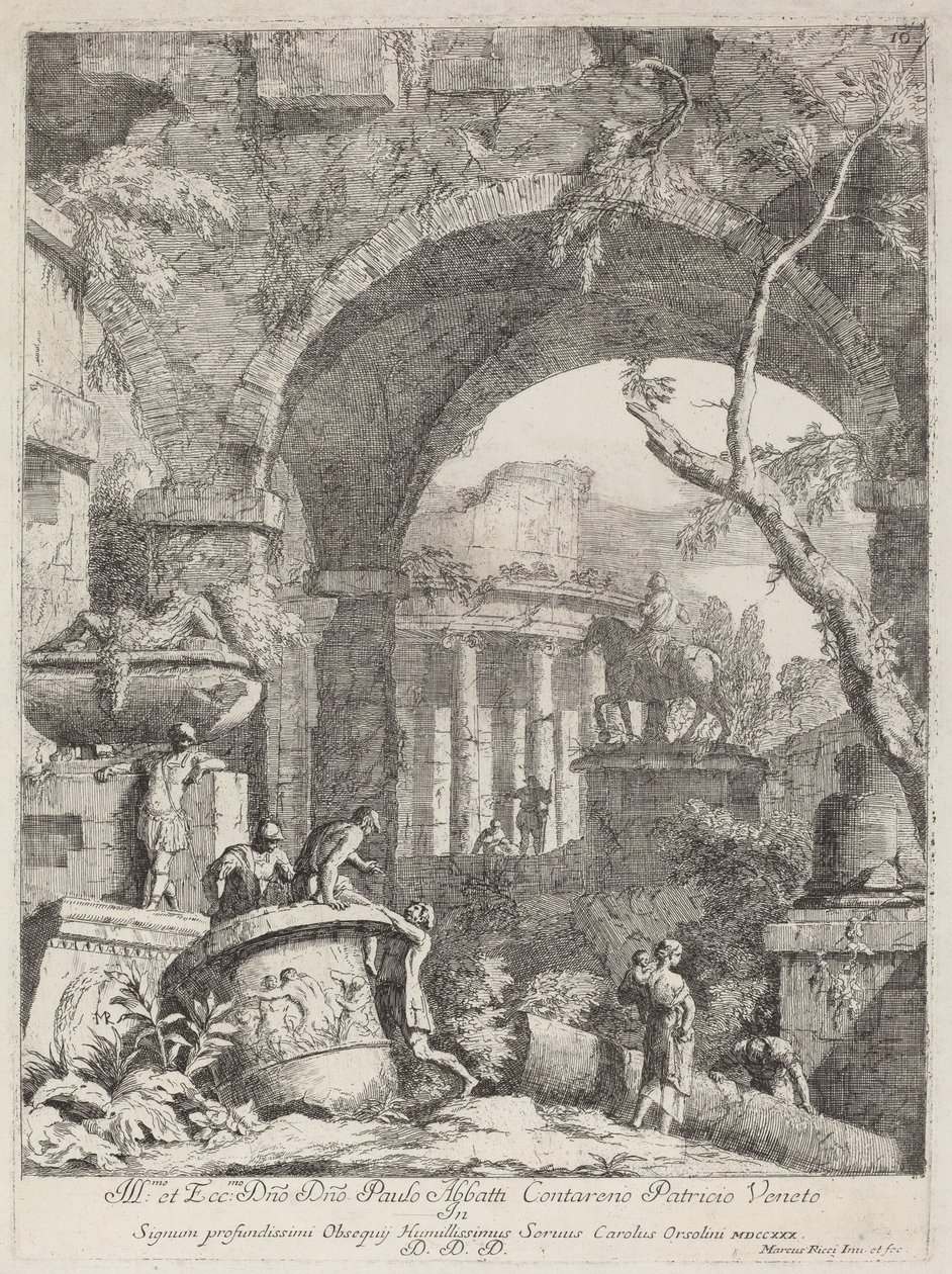 Capriccio : Ruines - Marco Ricci