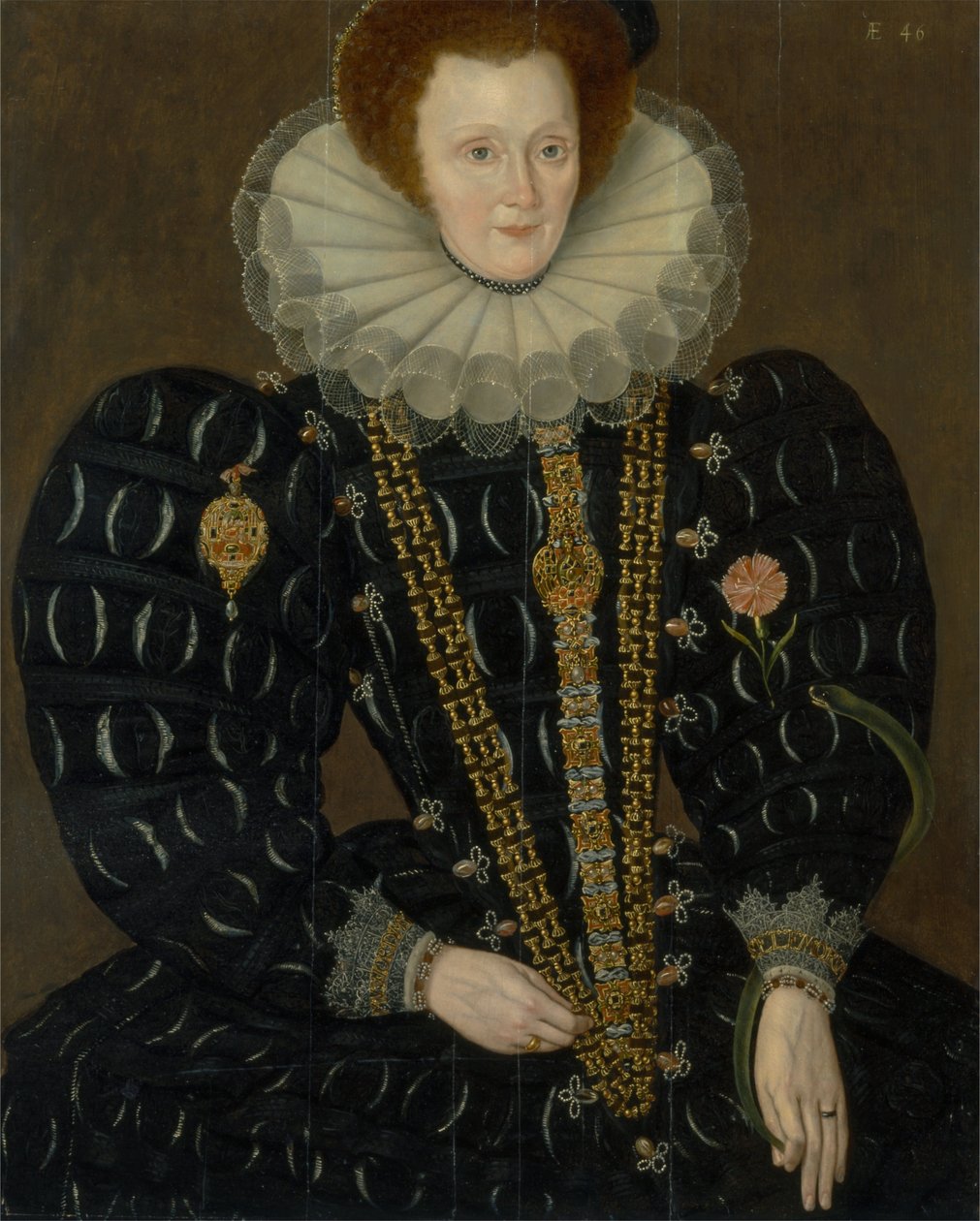Une femme appelée Lady Elizabeth Knightley - Marcus Gheeraerts the Younger