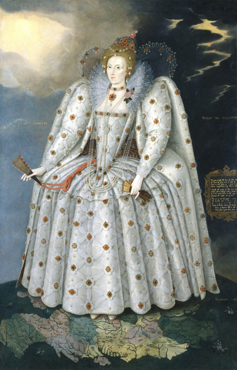 Reine Elizabeth I ("Le portrait de Ditchley") - Marcus Gheeraerts the Younger