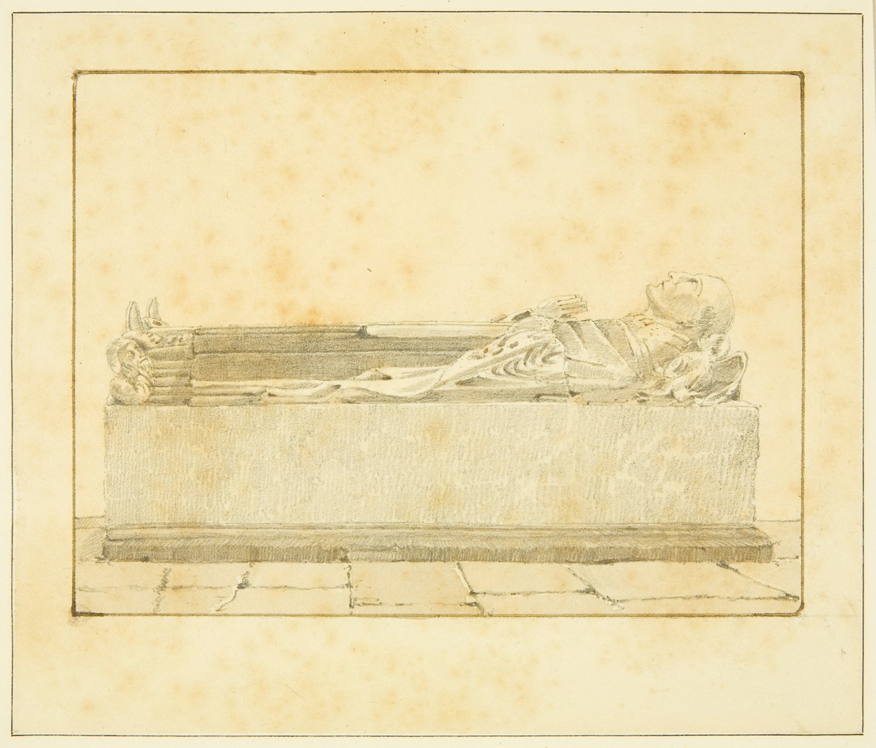 Tombe de Canynges en tant que doyen de Westbury à St Mary Redcliffe - Marcus H. Homes
