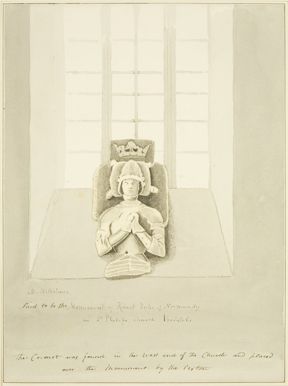Effigie de Robert, duc de Normandie, à St Philip