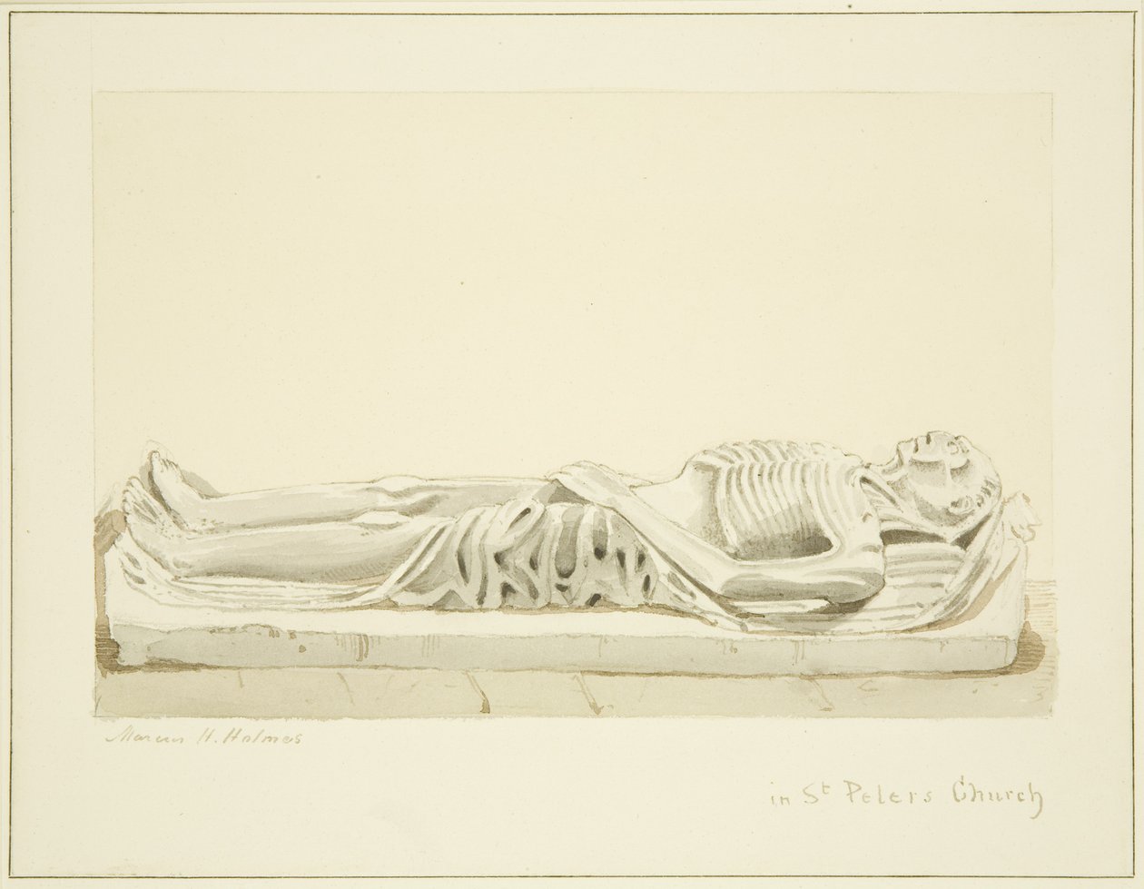 Effigie sur un monument dans l