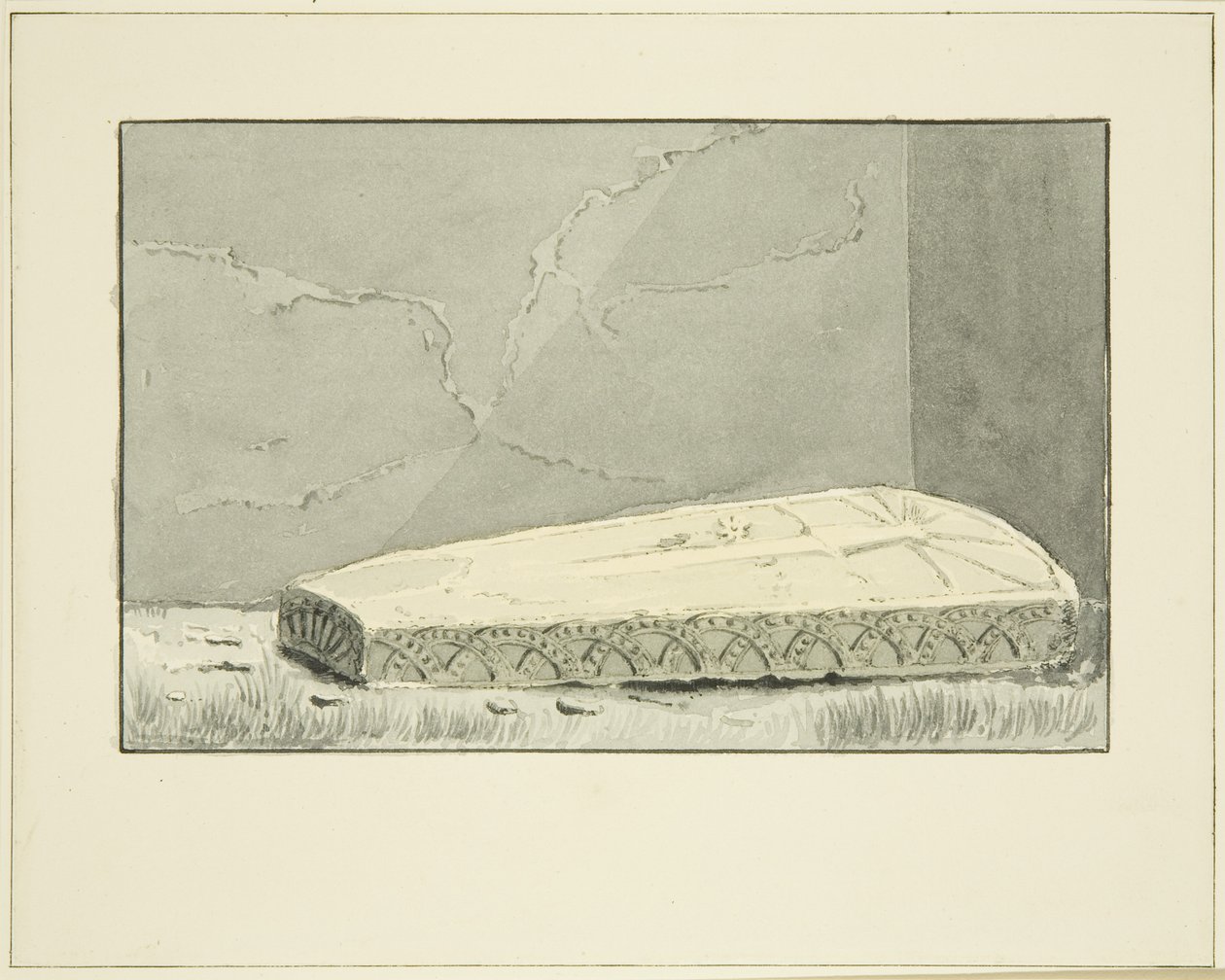 Vieille pierre tombale à Saint-Philippe - Marcus H. Homes