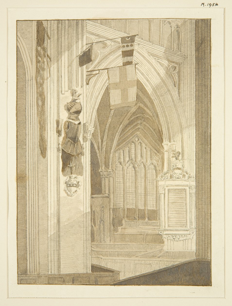 Monument de Penn, bannières, etc., dans St Mary Redcliffe - Marcus H. Homes