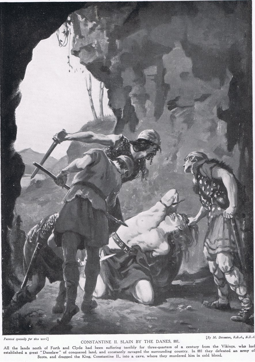 Contantin II tué par les Danois AD881 - Margaret Dovaston