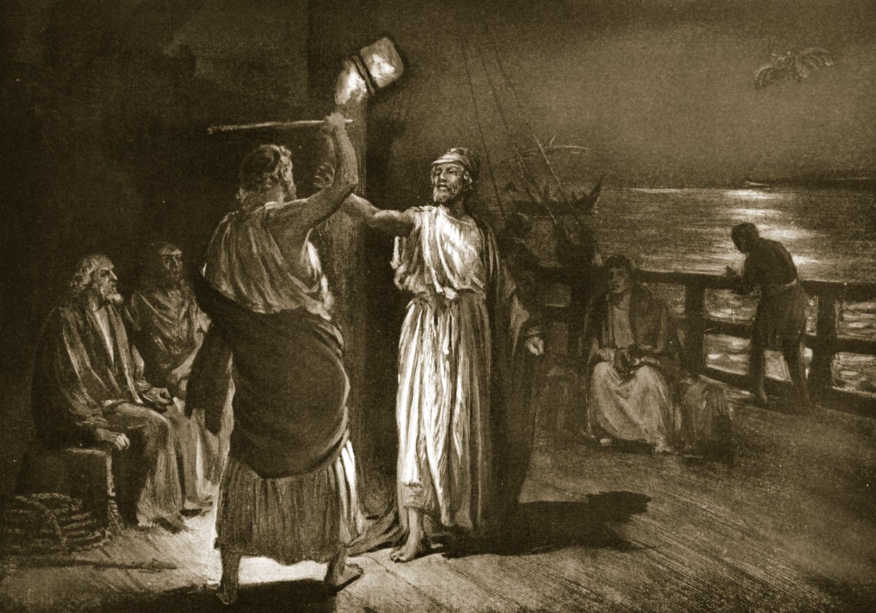 Frappez, mais écoutez-moi", illustration tirée de "Hutchinson