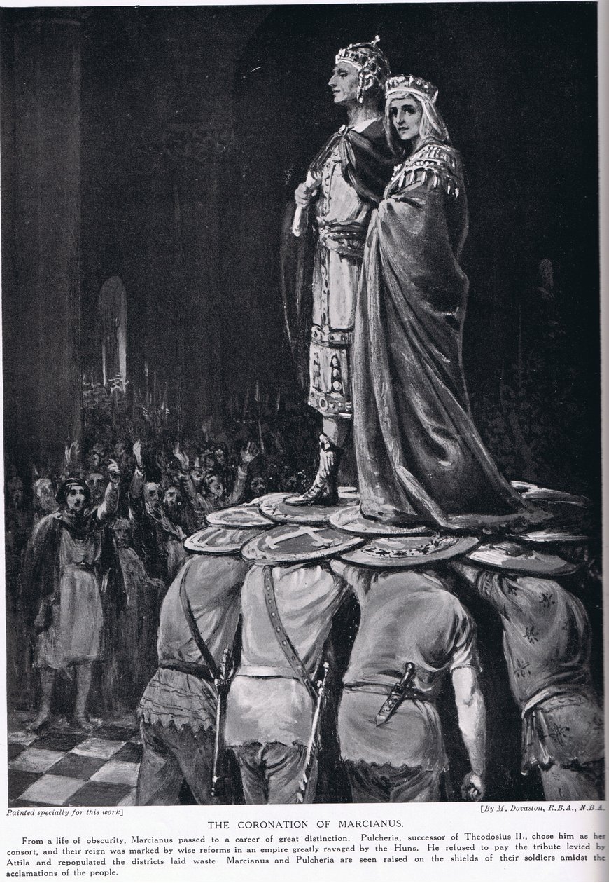 Le couronnement de Marcianus - Margaret Dovaston