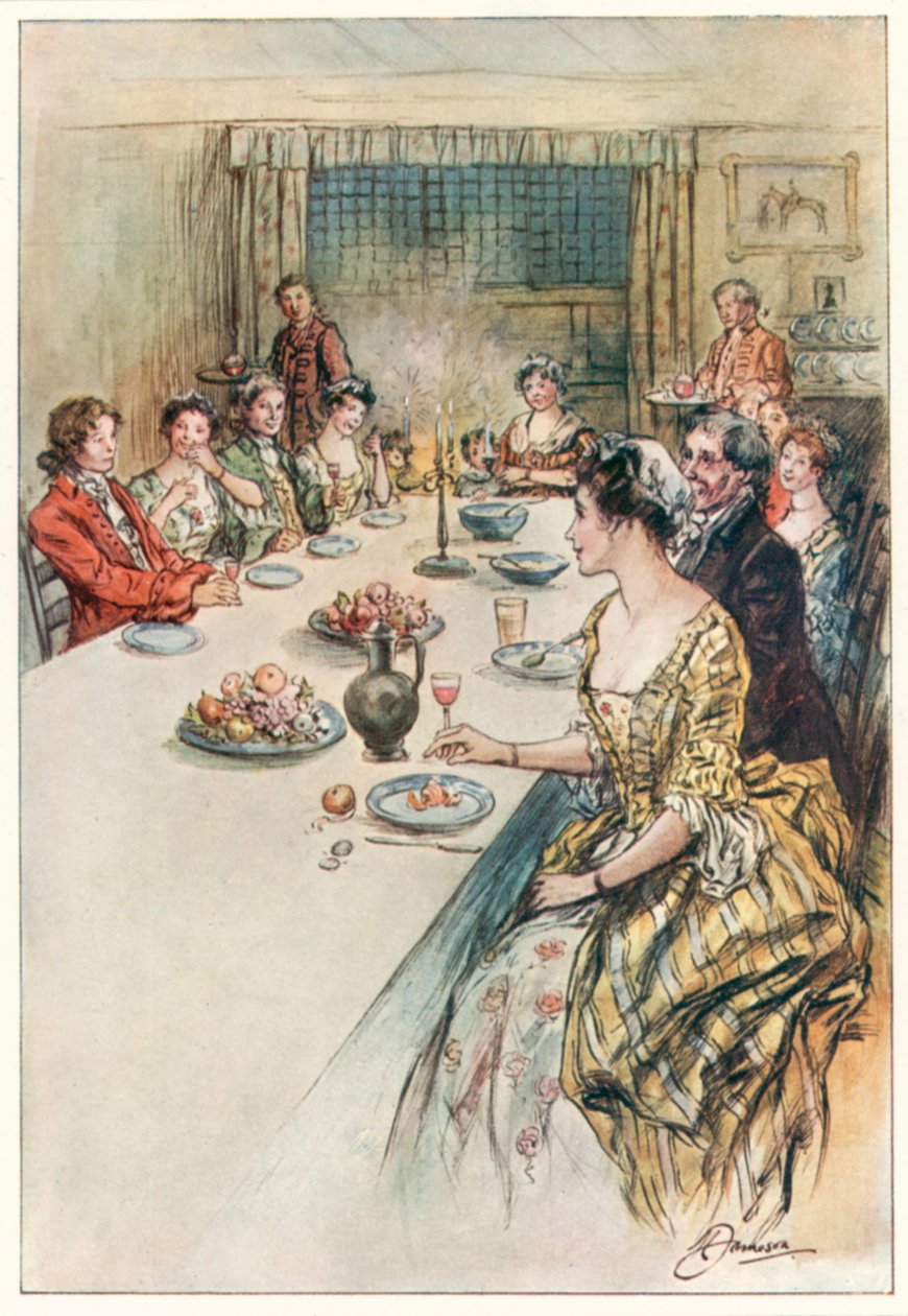 Le vicaire de Wakefield par Oliver Goldsmith (lithographie couleur) - Margaret Jameson