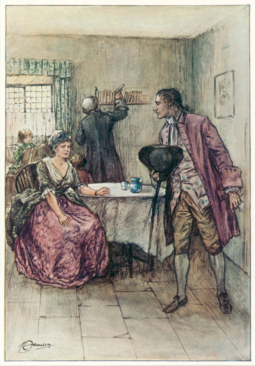 Le vicaire de Wakefield par Oliver Goldsmith (lithographie couleur) - Margaret Jameson