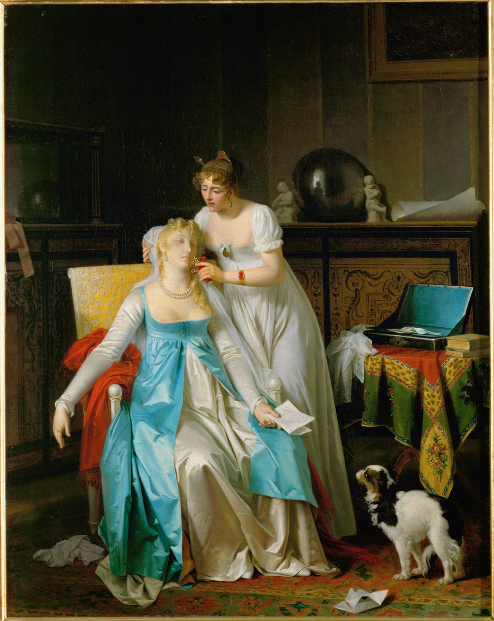 Mauvaises nouvelles. Exposé au Salon de 1804 ... - Marguerite Gerard