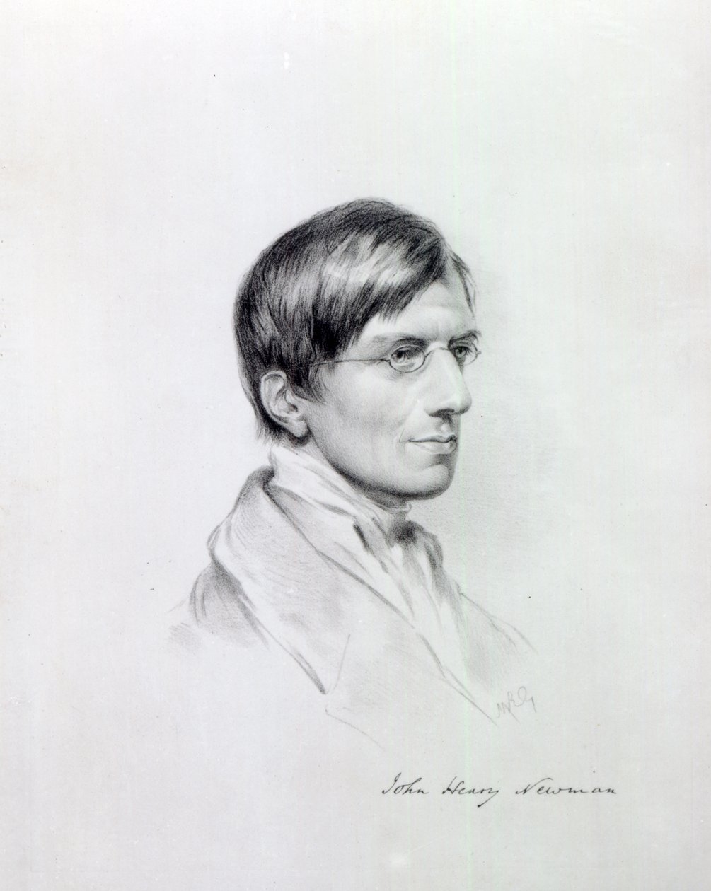 Le Très Révérend J.H Newman, gravé par John Alfred Vinter, 1850 - Maria Giberne