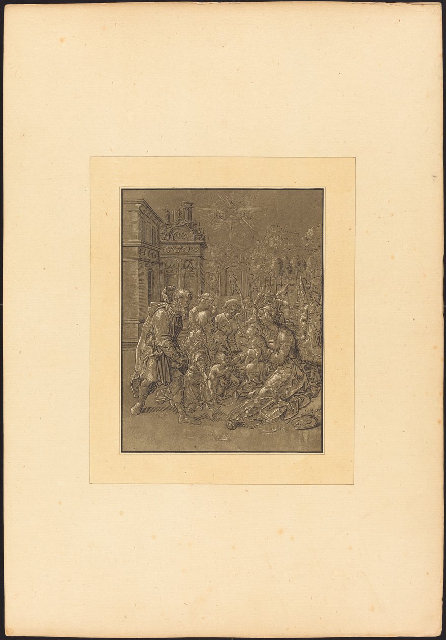 Visite de Sainte Élisabeth à la Sainte Famille - Maria Catharina Prestel after Hans Brosamer