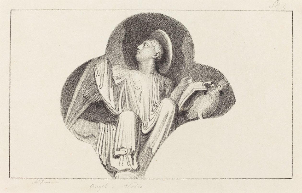 Un Ange, de la Cathédrale de Wells - Maria Denman after John Flaxman