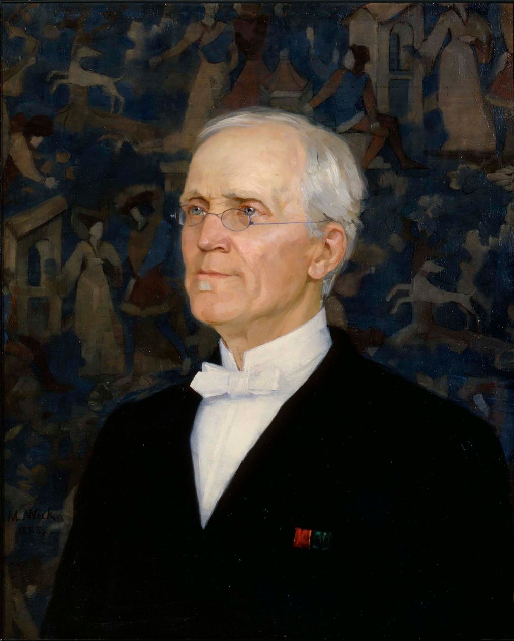 Portrait de B. O. Schauman - Maria Wiik