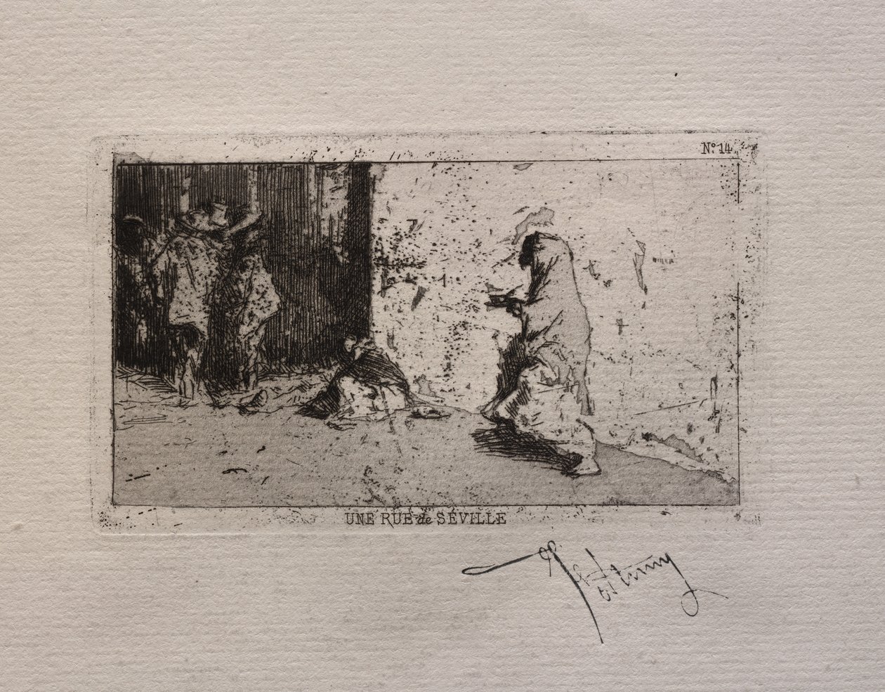 Une rue à Séville - Mariano Fortuny y Marsal
