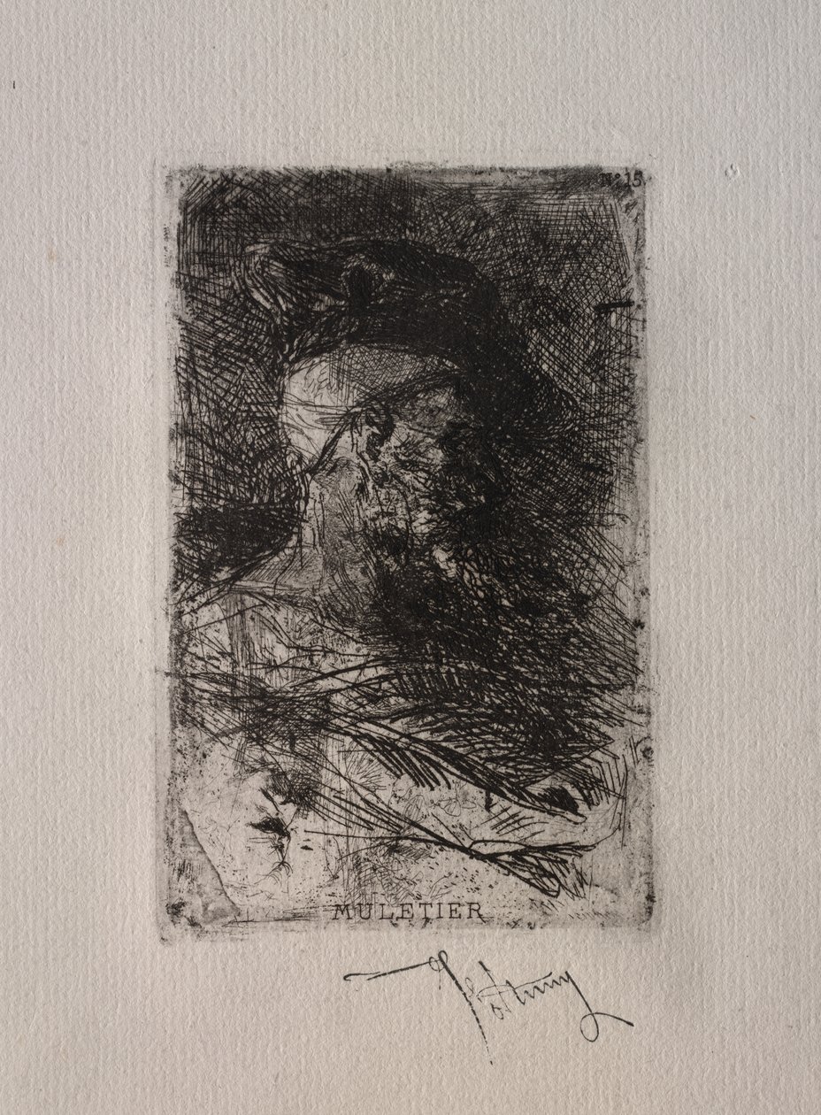 Conducteur de mule - Mariano Fortuny y Marsal