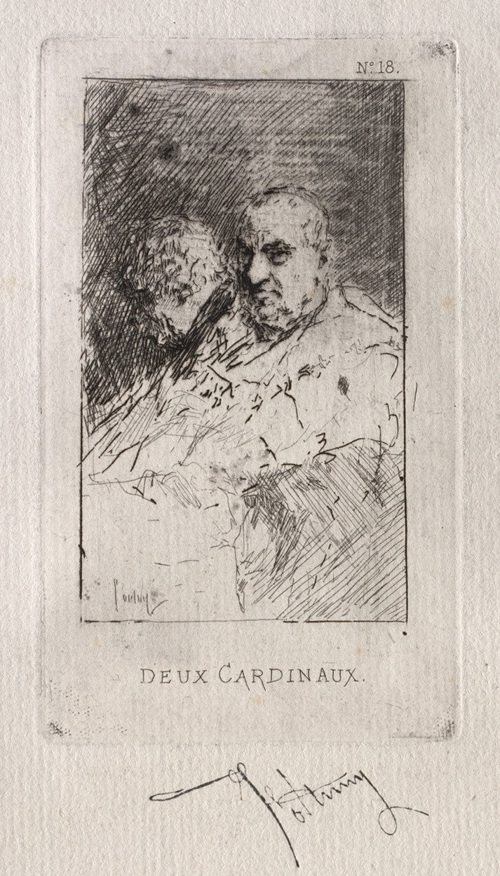 Deux cardinaux - Mariano Fortuny y Marsal