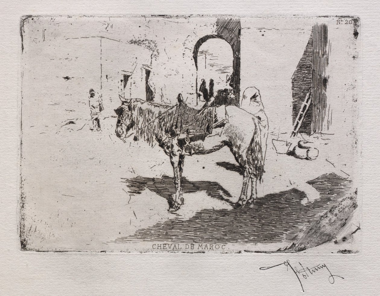 Cheval du Maroc - Mariano Fortuny y Carbó