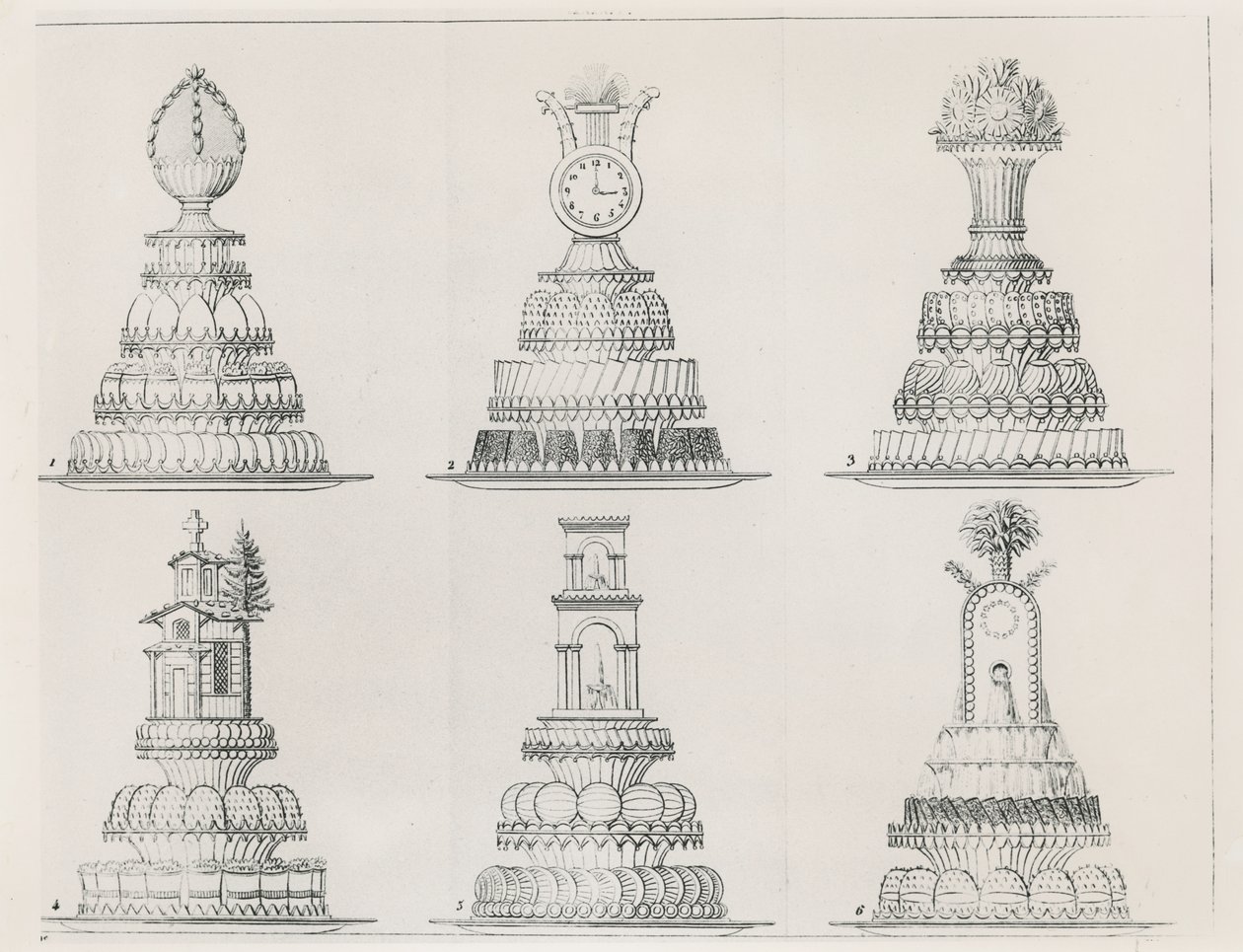 Dessins par Antoine Carême - Marie Antoine Careme