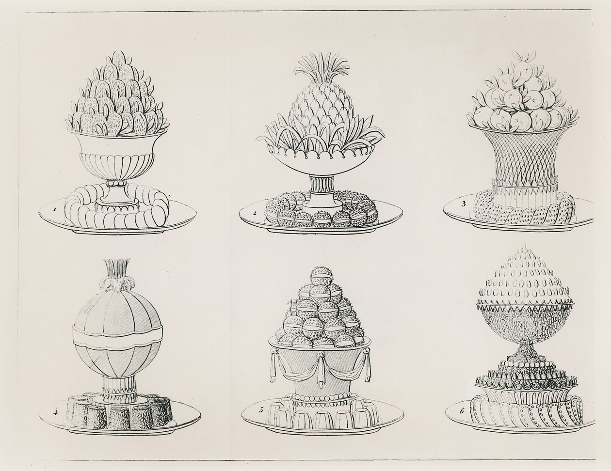 Dessins par Antoine Carême - Marie Antoine Careme